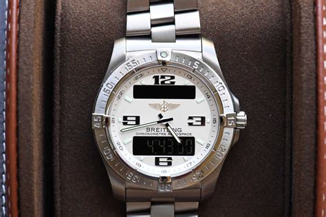 breitling aerospace evo white dial|breitling aerospace evo manual.